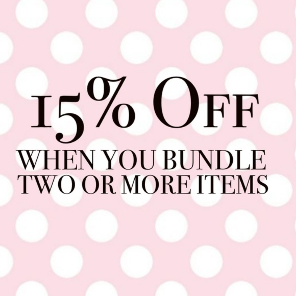15% off 2 or more items!
